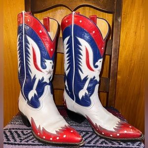 Thunderbird Eagle Rocketbuster Handmade Custom Western Leather Boots